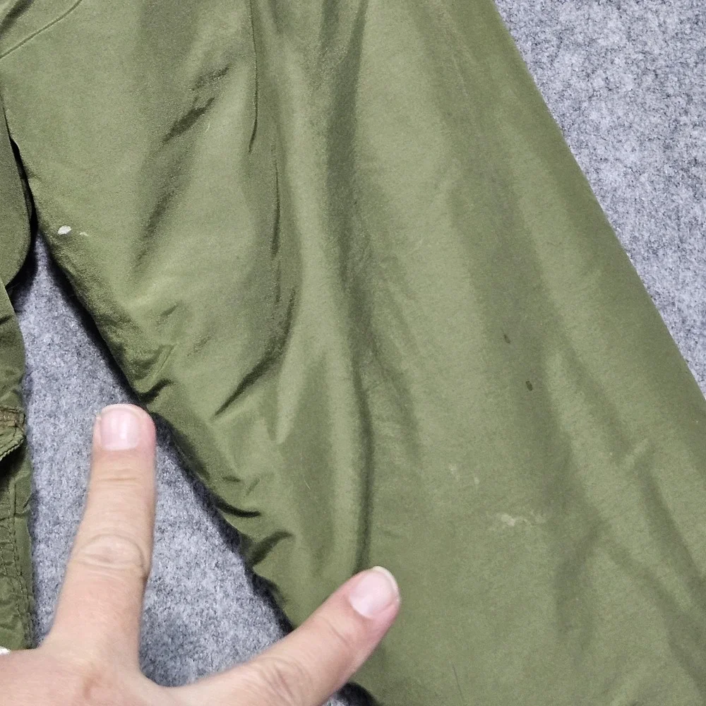 VTG Wiggys Lamilite Insulated Puffer Parka Jacket GREEN Adult XL Made In USA